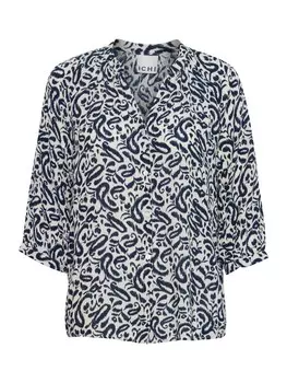 Блузка ICHI Blouse Marrakech, ночной синий