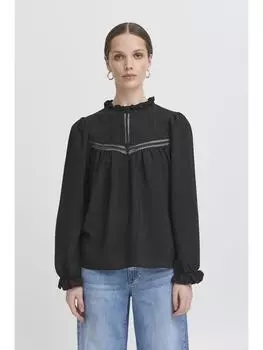 Блузка ICHI, черный