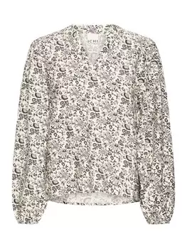 Блузка ICHI HARPER, коричневый