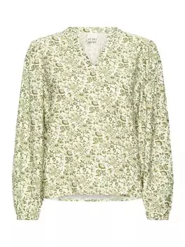 Блузка ICHI HARPER, зеленый