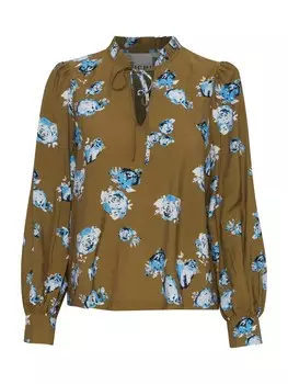 Блузка ICHI IH ROSIY, оливковый