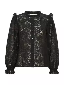 Блузка ICHI IH YARROW, черный