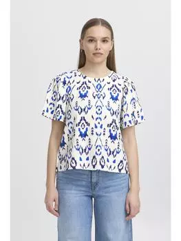 Блузка ICHI, синий