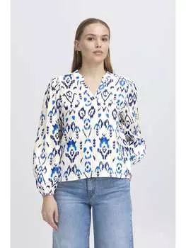 Блузка ICHI, синий