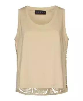Блузка Icona Kaos, бежевый