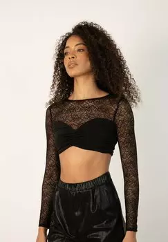 Блузка Ida Jaded Rose, черная