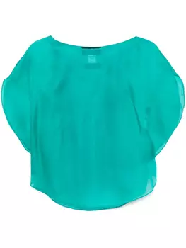 Блузка Iris Gianluca Capannolo, зеленый