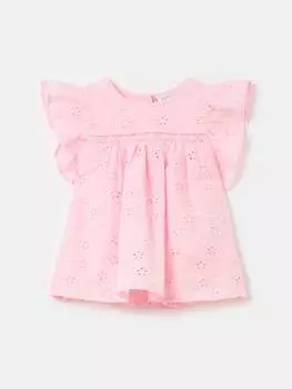 Блузка из английской хлопковой вышивки Fagottino, цвет pink