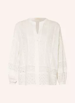 Блузка из ажурного кружева Ivi Collection, белый