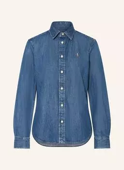 Блузка из денима Polo Ralph Lauren, синий