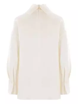 Блузка из крепа Alberto Biani, серый