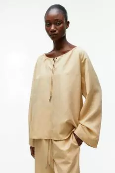 Блузка из лиоцелла и льна Arket, желтый