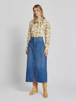 Блузка из шелка с бантом, модель 'VALS' Weekend Max Mara, песочный