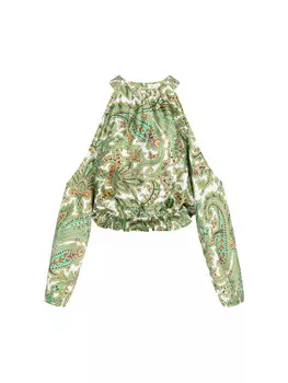 Блузка IZIA, цвет green multicolor