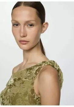 Блузка Javier Mango, зеленая
