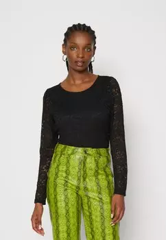 Блузка JDY JDYKIMMIE CUFF, черный