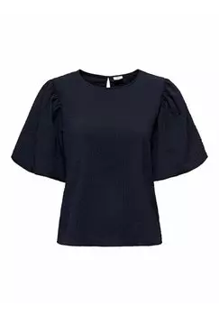 Блузка JDY с короткими рукавами, темно-синий