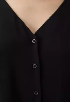 Блузка Jdystarr Life V Neck Shirt JDY, черная