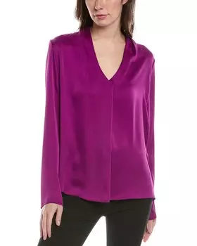 Блузка Joseph Ribkoff с плиссировкой спереди, фиолетовый