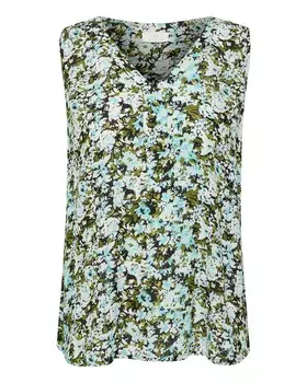 Блузка Kaffe amber, хаки