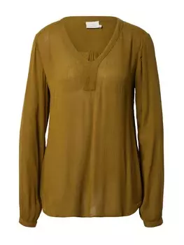 Блузка Kaffe Amber, оливковый