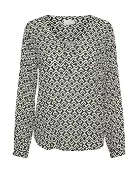 Блузка Kaffe Blouse amber, черный