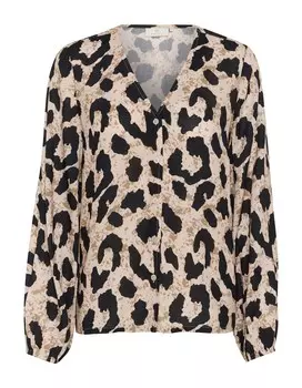 Блузка Kaffe Blouse, бежевый