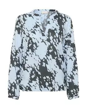 Блузка Kaffe Blouse Ditte, синий
