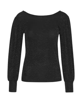 Блузка Kaffe Blouse Ellie, черный