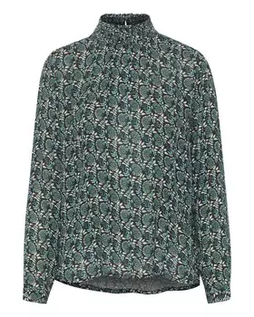 Блузка Kaffe Blouse Karina, изумрудный