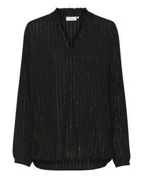 Блузка Kaffe Blouse Liv, черный