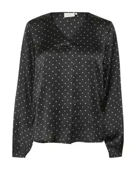 Блузка Kaffe Blouse Luna, черный