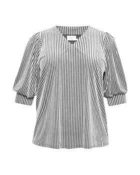 Блузка Kaffe Cacanna, серебристо-серый