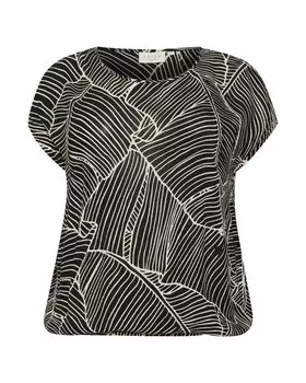 Блузка KAFFE CURVE Ami, черный