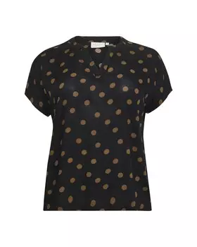 Блузка KAFFE CURVE Anny, черный