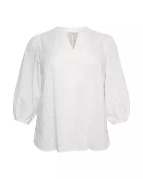 Блузка KAFFE CURVE, белый