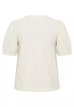 Блузка Kaffe Curve, бежевый