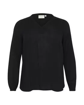 Блузка KAFFE CURVE Blouse, черный