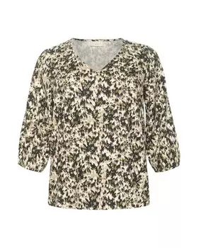 Блузка KAFFE CURVE Cala, цвет Cream/Sand