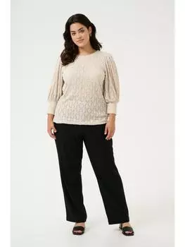 Блузка KAFFE curve, цвет feather gray