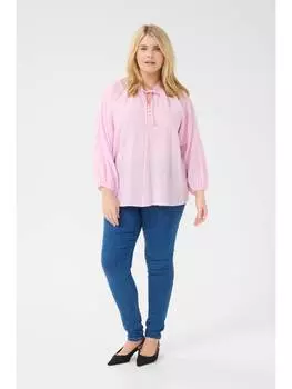 Блузка KAFFE curve, цвет lilac snow