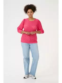 Блузка KAFFE curve, цвет raspberry