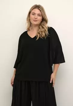 Блузка Kaffe Curve Feri, черный