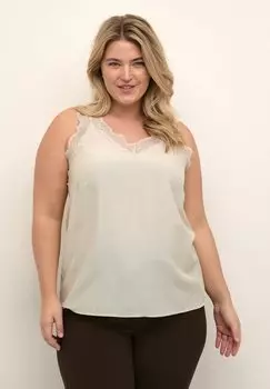 Блузка Kaffe Curve Jakobine, серый