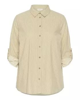 Блузка KAFFE CURVE KCNana, цвет Chamois/Dark beige
