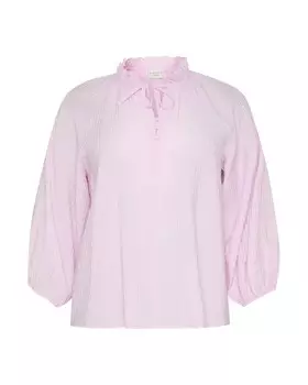 Блузка KAFFE CURVE Linna, сиреневый