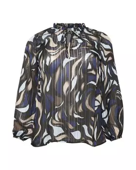 Блузка KAFFE CURVE Marga, черный