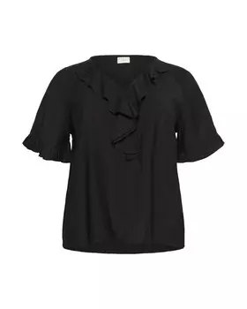 Блузка KAFFE CURVE Meriana, черный