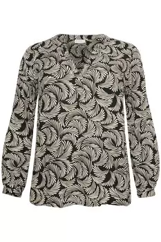 Блузка KAFFE CURVE Mirta, черный