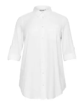 Блузка KAFFE CURVE Nana, белый